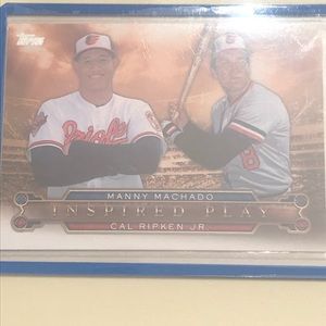 Manny Machado and Cal Ripken Jr. Baseball